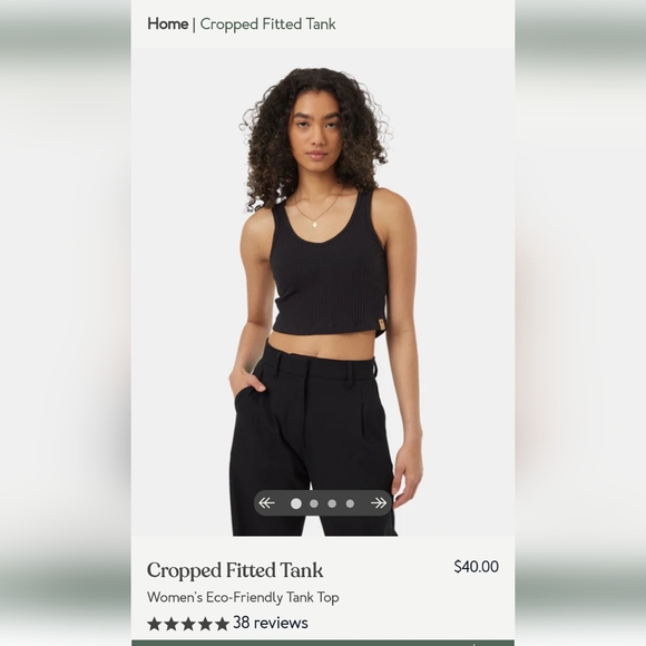 Tentree Cropped Tank - Picture 6 of 6